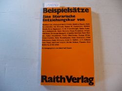 Bosch, Manfred [Hrsg.]  Beispielstze : eine literar. Entziehungskur 