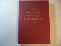 Archäologische Kommission für Niedersachsen (Hrsg) Klaus Raddatz (Schriftleitung)  Neue Ausgrabungen und Forschungen in Niedersachsen, Konvolut : Band 1, 2, 3, 4, 5, 6, 7, 8, 9, 10, 11, 12, 13, 14, 16, 18 (16 BÜCHER) 