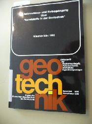 Prof. R. Floss (Hrsg.)  Siebte (6.) Informations- und Vortragstagung ber Kunststoffe in der Geotechnik Mrz 1999 
