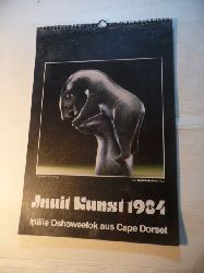 Ipilie Oshoweetok (aus Cape Dorset)  Inuit Kunst 1984 - Kalender 