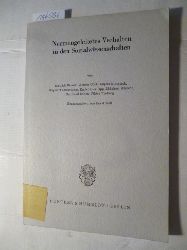 Drner, Dietrich, 1938- ; Todt, Horst [Hrsg.]  Normengeleitetes Verhalten in den Sozialwissenschaften 