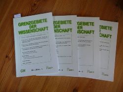 Resch, Andreas (Hrsg. / Red.); Kapferer Mag. Priska ; Kraschl, Domenikus (Red.)  Grenzgebiete der Wissenschaft 63. Jahrgang. 2014 - 4 Broschren komplett 