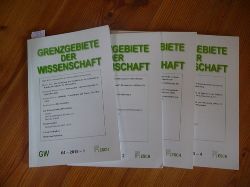 Resch, Andreas (Hrsg. / Red.); Kapferer Mag. Priska ; Kraschl, Domenikus (Red.)  Grenzgebiete der Wissenschaft 64. Jahrgang. 2015 - 4 Broschren komplett 