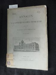 Hauer, Dr. Franz Ritter von (redigirt)  Annalen des k.k. Naturhistorischen Hofmuseums - Band III. - Nr. 1 