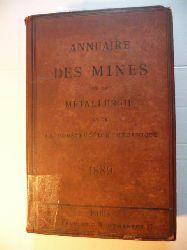 Henri Leveque et Jean Lobel  Annuaire des Mines, de la Mtallurgie et de la Construction Mcanique - Edition 1889 