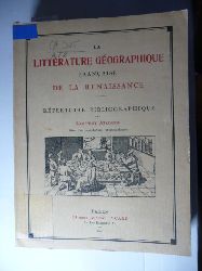 Atkinson, G.  La Literature Geographique Francaise De La Renaissance 
