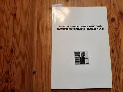 RAVE, Jan / Rolf RAVE  Architekturbro Jan & Rolf Rave. Werkbericht 1963-73. 