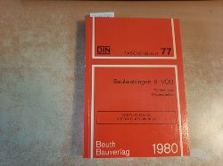 Diverse  Normen ber Mauerarbeiten : VOB Teil B: DIN 1961 ; VOB Teil C: ATV DIN 18330 