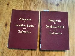 Hohlfeld, Johannes (Hrsg.) / Hohlfeld, Klaus  Das Ringen um Deutschlands Wiederaufstieg. Teil I., 1951-1952 + Teil II,, 1953 - 1954, Band 7 + 8 der Dokumente der deutschen Politik und Geschichte (2 BCHER 