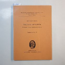 Hommel, Hildebrecht  Bocksbeutel und Aryballos : philolog. Beitr. zur Urgeschichte e. Gefssform 