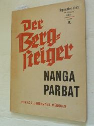 Jos. Jul. Schtz  Der Bergsteiger - Zeitschrift fr Bergsteiger und Schilufer -  Nanga Parbat. September 1953. 20. Jahrgang. 