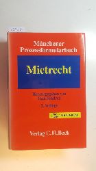 Jendrek, Paul [Hrsg.] ; Beuermann, Rudolf  Mnchener Prozessformularbuch, Bd. 1., Mietrecht. Mit CD-ROM 