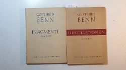 Benn, Gottfried  Destillationen + Fragmente : Gedichte (2 BÜCHER) 
