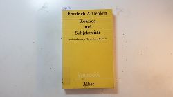Uehlein, Friedrich A.  Kosmos und Subjektivitt : Lord Shaftesburys Philosophical regimen 