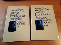 Strindberg, August ; Gundlach, Angelika [Hrsg.]  Werke in zeitlicher Folge. Frankfurter Ausgabe in zwlf Bnden: Hier Achter Band in zwei Bnden: 1898-1900 