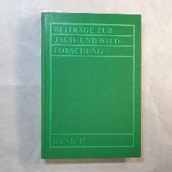 Manfred Schtze  Beitrge zur Jagd- und Wildforschung, Teil: Bd. 17., Vortrge der 24. Tagung 
