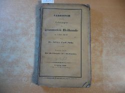 Sachs, Johann Jacob  Jahrbuch fr die Leistungen der Gesammten Heilkunde im Jahre 1837. Band. 2: Heilkunde d. Auslandes 
