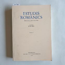   Estudis Romnics. Revista fundada per R. Aramon i Serra. A cura Joan Veny, volum XL. 