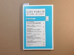 Helmstdter, Ernst  List Forum, Band 16 (1990), Heft 4 : Aufgaben gesamtdeutscher Wirtschaftspolitik in funktional-ordnungspolitischer Sicht 
