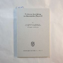 Neumark, Fritz [Hrsg.]  Studien zur Entwicklung der konomischen Theorie II (Schriften des Vereins fr Socialpolitik. Neue Folge; SVS 115/II) 