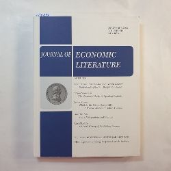   Journal of Economic Literature December 2003 Volume XLI Number 4 