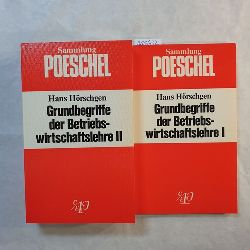 Hrschgen, Hans  Grundbegriffe der Betriebswirtschaftslehre (2 BNDE)/  1 und 2 