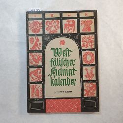 Westflischen Heimatbund  Westflischer Heimatkalender 1958, 12. Jahrgang 