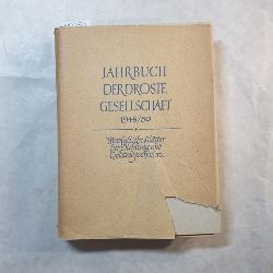 Heselhaus, Clemens (Hrsg.)  Heselhaus, Clemens: Jahrbuch der Droste-Gesellschaft. Westflische Bltter fr Dichtung und Geistesgeschichte. Band II, 1948-1950. 