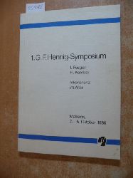 I. Füsgen - H. Komber  1. G. F. Hennig-Symposium - Inkontinenz im Alter - Mallorca, 2.-5- Oktober 