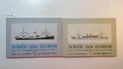 Detlefsen, Gert Uwe  Schiffe von Gestern (2 BNDE); 29 Dampfer, Segler, Turbinen- und Motorschiffe in massstblichen Zeichnungen und ausfhrlichen Beschreibungen 