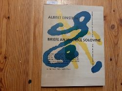 Einstein, Albert  Lettres a Maurice Solovine. Reproduites en Facsimile et Traduites en Francais.   1956 