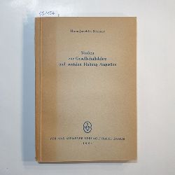 Diesner, Hans-Joachim  Studien zur Gesellschaftslehre und sozialen Haltung Augustins 