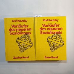 Kautsky, Karl  Vorlufer des neueren Sozialismus - Band 1+2 (2 BCHER) 