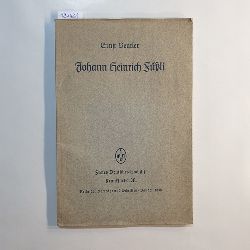 Beutler, Ernst  Johann Heinrich Fli : Ansprache bei Erffnung d. Fli-Ausstellg d. Frankfurter Goethemuseums am 27. Aug. 1938 