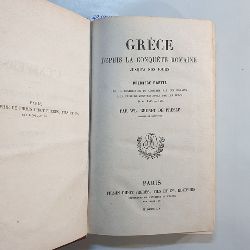 Brunet de Presle  Grce depuis la conqute romaine jusqu
