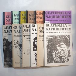 Solidarittsbewegung mit dem Volk von Guatemala [Hrsg.]  Guatemala Nachrichten. Jahrgang 1980 bis 1981, Konvolut (13 hefte) 