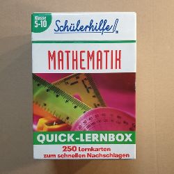   Quick Lernbox. Mathematik 5 - 10. Klasse, 250Lernkarten zum schnellen Nachschlagen 