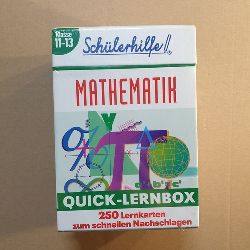   Quick Lernbox. Mathematik 11 - 13. Klasse, 250Lernkarten zum schnellen Nachschlagen 