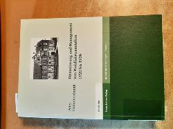 Hammerschmidt, Peter  Finanzierung und Management von Wohlfahrtsanstalten 1920 bis 1936 (=(Historische Forschungen. Hrsg. von Ernst-Dieter Hehl, Hansjoachim Henning und Harald Zimmermann, Band 25). 
