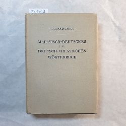 Kahlo, Gerhard  Malayisch-Deutsches und Deutsch-Malayisches Wrterbuch 