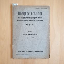 Josef Quint (Hrsg.)  Die deutschen und lateinischen Werke. Die deutschen Werke. Die deutschen Werke. Erster Band. Meister Eckharts Predigten. 2 Liferung (S. 97-176) 