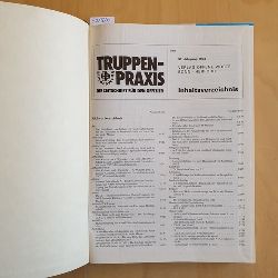   Truppenpraxis 1993, (Heft 1 Bis 6 ): die Zeitschrift fr den Offizier 