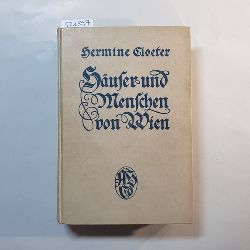 Cloeter, Hermine  Huser und Menschen von Wien 