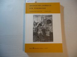 Cox, Heinrich Leonhard [Hrsg.]  Volkskundliche Bildquellen (=Rheinisches Jahrbuch fr Volkskunde; 32. Band) 