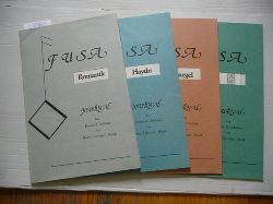 Fusa - Journal fr Kenner & Liebhaber von Kunst, Literatur, Musik  Romanik in Kln. Heft 8/9. 1982 + Haydn Heft 10. 1982 + Bruegel Heft 7. 1982 + Vergil Heft 6. 1982 (4 HEFTE) 