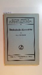 Christmann, Fritz  Biologische Kausalitt : eine Untersuchung zur berwindung des Gegensatzes: Mechanismus - Vitalismus 