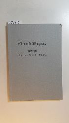 Wagner, Richard  Parsifal : Dichtung, Entwurf, Schriften 
