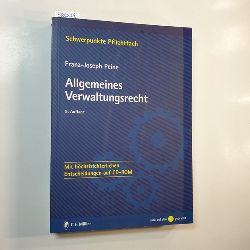 Peine, Franz-Joseph  Allgemeines Verwaltungsrecht (Nur Buch) 