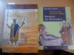 Jankrift, Kay Peter  Mit Gott und schwarzer Magie : Medizin im Mittelalter + Kaiser Heinrich II. / 1002-1024, Theiss Verlag (2 BCHER) 