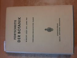 Erwin Bnning ; Otto Renner  Fortschritte der Botanik. 24. Band. Bericht ber das Jahr 1961 